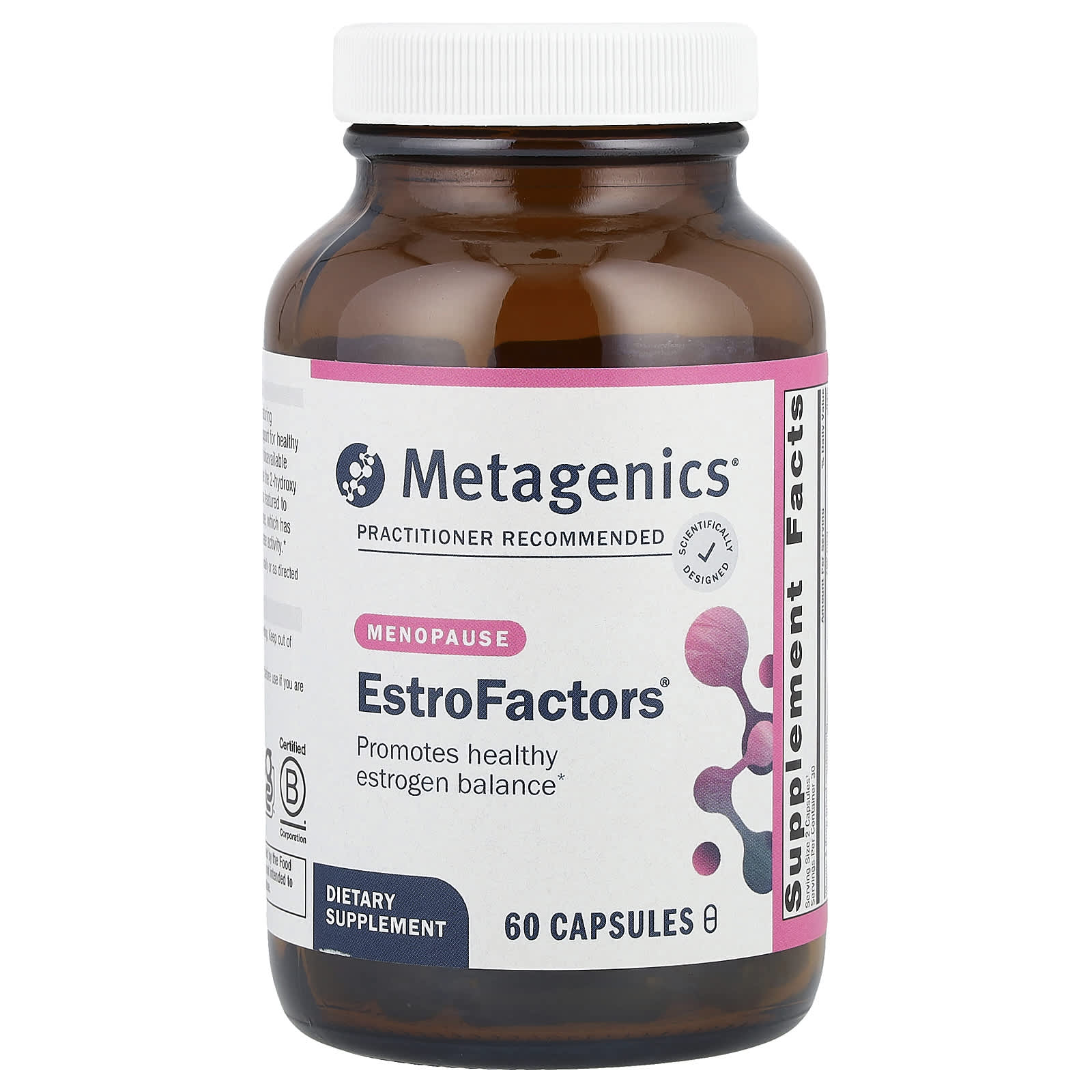 Metagenics, EstroFactors®, 60 Capsules UPC 755571952226 | HiLife Vitamins